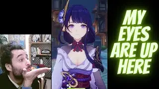My Eyes Are Up Here😍👰🧿🧿🛎️🛎️Best Reason Toggle To Walking Sexiest Hottest Genshin Characters #shorts