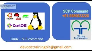 SCP Command - Mithun technologies - 9980923226