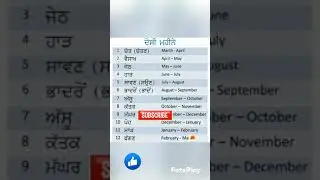 ਦੇਸੀ ਮਹੀਨਿਆਂ ਦੇ ਨਾਮ #shorts #gk #viralshorts