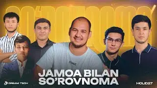 Jamoa bilan So'rovnoma | live  | @holid27