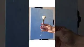 Yellow Flowers ASMR Acrylic Painting 🎨 #shorts #art #painting