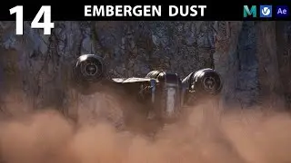 EmberGen Dust VDBs with V-Ray — Razor Crest VFX Lecture 14