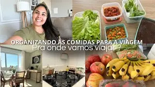 PRA ONDE VAMOS VIAJAR ? ORGANIZANDO AS COMIDAS DA VIAGEM - Vlog