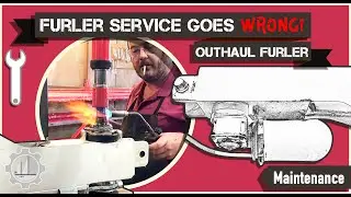Out-Haul Furler Service/Maintenance and fixing Grease Nipples/Zerk Fittings to In-Mast Furler System