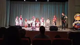 Детский фольклорный ансамбль «Ярмарка». Масленичные частушки под традиционный наигрыш «Барыня».