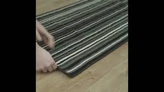 Runrug | Strike Black Hallway & Stair Carpet Runner