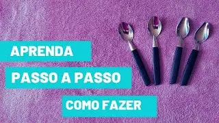COMO FAZER A COLHER PARA ALIMENTAR AVES