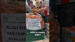 Bugünkü Hayır Simitlerimiz, Allah Rızası için dağıtılmaktadır. Allah kabul etsin. Hayır lokması