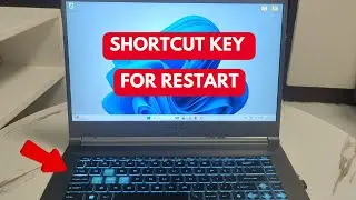 Laptop restart shortcut key || How to Restart laptop with Keyboard in Windows 11