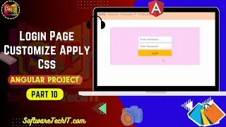Angular ep 10 Live: Login Page Customize Apply Css Styles Angular Shop App |