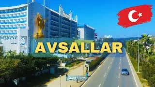 🇹🇷Turkiye. Avsallar. Walking. March 2024 #avsallar #alanyaavsallar  #walkingvideo #авсаллар