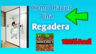 COMO HACER UNA REGADERA EN MINECRAFT *100%REAL*