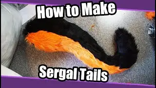 How To Make Sergal Tails For Fursuit + PDF Pattern | Fursuit  Tutorial