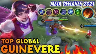 Guinevere Offlaner Brutal Damage | Guinevere build 2021 | Gameplay Top Global Guinevere - MLBB