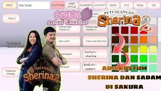 ada kostum sherina dari film petualangan sherina 2 di sakura school simulator😱🤩