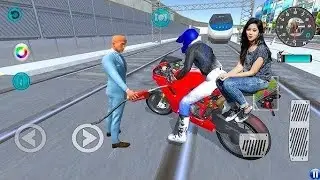 3D Driving Class Simulator - Bullet Train Vs Motorbike - Bike Driving Game - Android Gameplay