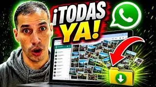 😱 how to DOWNLOAD several images or PHOTOS from whatsapp web on pc (2022)