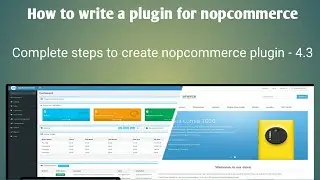 How to write a plugin for nopCommerce - Simple Plugin