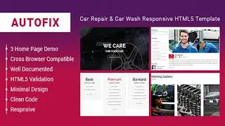 AutoFix - Car Repair & Car Wash Responsive HTML5 Template | Themeforest Website Templates and Themes