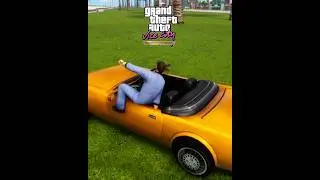 Evolution of entering style in open type car in GTA series 