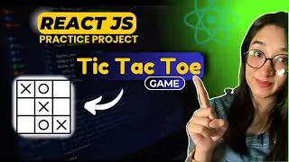 React JS Simple Project for Beginners | Tic Tac Toe Game in React JS| Learn React with Project