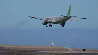 embraer de binter segundo intento de aterrizaje