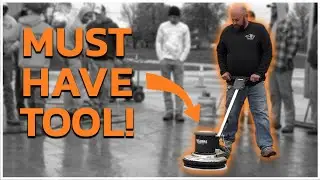 How a Floor Buffer Can Improve Your Stamped Concrete Jobs