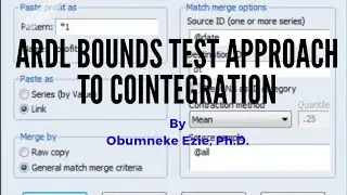 EViews: How to Estimate ARDL Bounds Test Approach to Cointegration (Estimation and Interpretation)