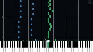 The Amazing Ryu (4-2) - Ninja Gaiden - Intermediate Piano Tutorial