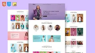 Build a Stunning Responsive eCommerce Website Tutorial : Build It Like a Pro 😎 ! HTML CSS & JS