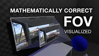 Mathematically Correct FOV Visualized & Explained - 3D Animation