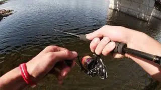 Рыбалка на лайт, взял zetrix azura azs-682LL 2-10, новый воблер Yo-zuri Duel Hardcore Minnow 50F.