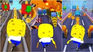 Mix Games Sponge Run! Gameplay Mix