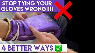 How To Tie Your Lace Up Boxing Gloves CORRECTLY