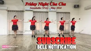 Friday Night Cha Cha - Line Dance || Demo by D'star Plousios Studio
