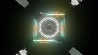 4K Endless Tunnel With Neon Lights / Seamless Loop | Motion Graphics - Videohive template
