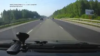 SS 9000ex на крис-п в спину встречным