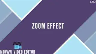 Zoom Effect  |  Movavi  video editor