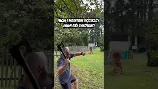 Keeping that axe throwing accuracy 