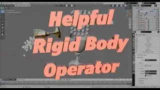 Blender: Apply Transformation is a helpful Rigid Body Operator