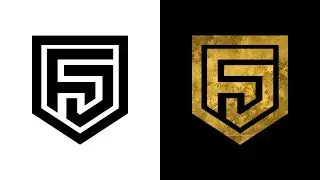 Letter F and J Logo Combination