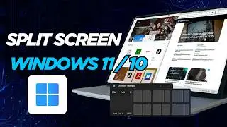 How to Split Screen in Windows 11 &  10 (2 Easy Methods) | Snap Layout & Keyboard Shortcut