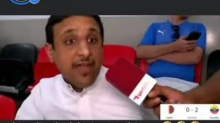 Funny reaction from Qatar fan after their first worlcup match defeat.