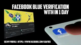 Facebook blue verification 2022 | Facebook blue verified | Omar Faruk Jafree