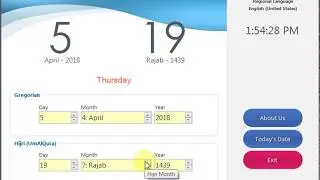 Gregorian to Hijri Converter