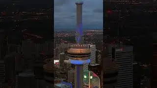 CN Tower rising above Toronto's skyline