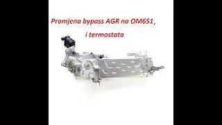 Mercedes CLA prmjena AGR bajpas ventila i termostata#mercedes #repair #mechanic
