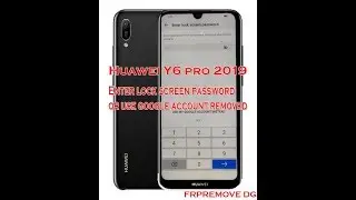FRP REMOVE | Huawei Y6 Pro 2019 (MRD-LX2) PIE 9.0.1Google Account removed