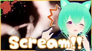 Cat Vtuber played 2 horror games with screaming!!
