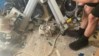 1950s fan heater destruction featuring CJ